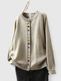 Willa | Open Front Cardigan with Round Neck