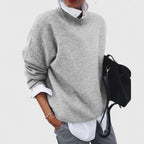 Elodie | Oversized Crew Neck Sweater in Soft Knit