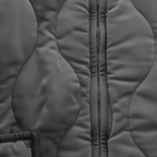 Women's Cotton Padded Jacket with Stand Collar Zipper