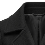 Women's Double Breasted Coat with Turn-down Collar