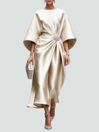 Women's Dress - Waist Twist