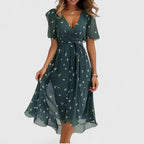 Women’s Elegant Dress - Floral Design