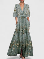 Women’s Elegant Maxi Dress - Flattering Silhouette