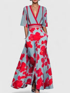 Women’s Elegant Maxi Dress - Flattering Silhouette