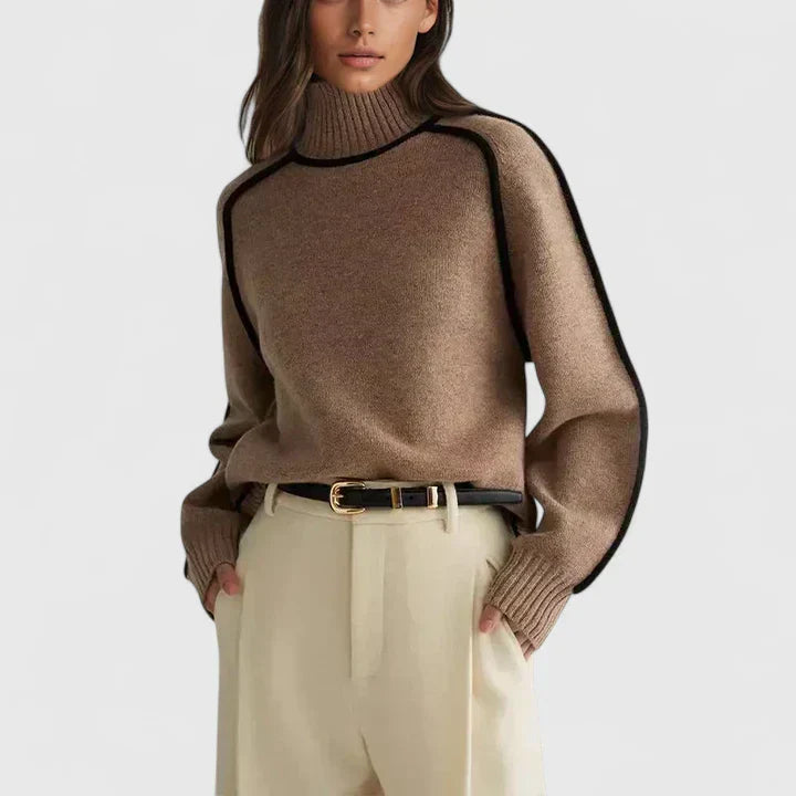 Saskia | Crew Neck Sweater with Relaxed Fit