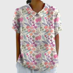 Women’s Floral Blouse - Lightweight Comfort