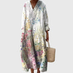Women’s Geometric Dress with Dreamtime Pattern