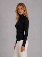 Women’s Half Zip Top with High Neck Fit