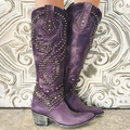 Women's Knee-High Boots - Side Zipper