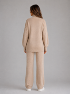 Women’s Knitted Lounge Set with Roll Neck