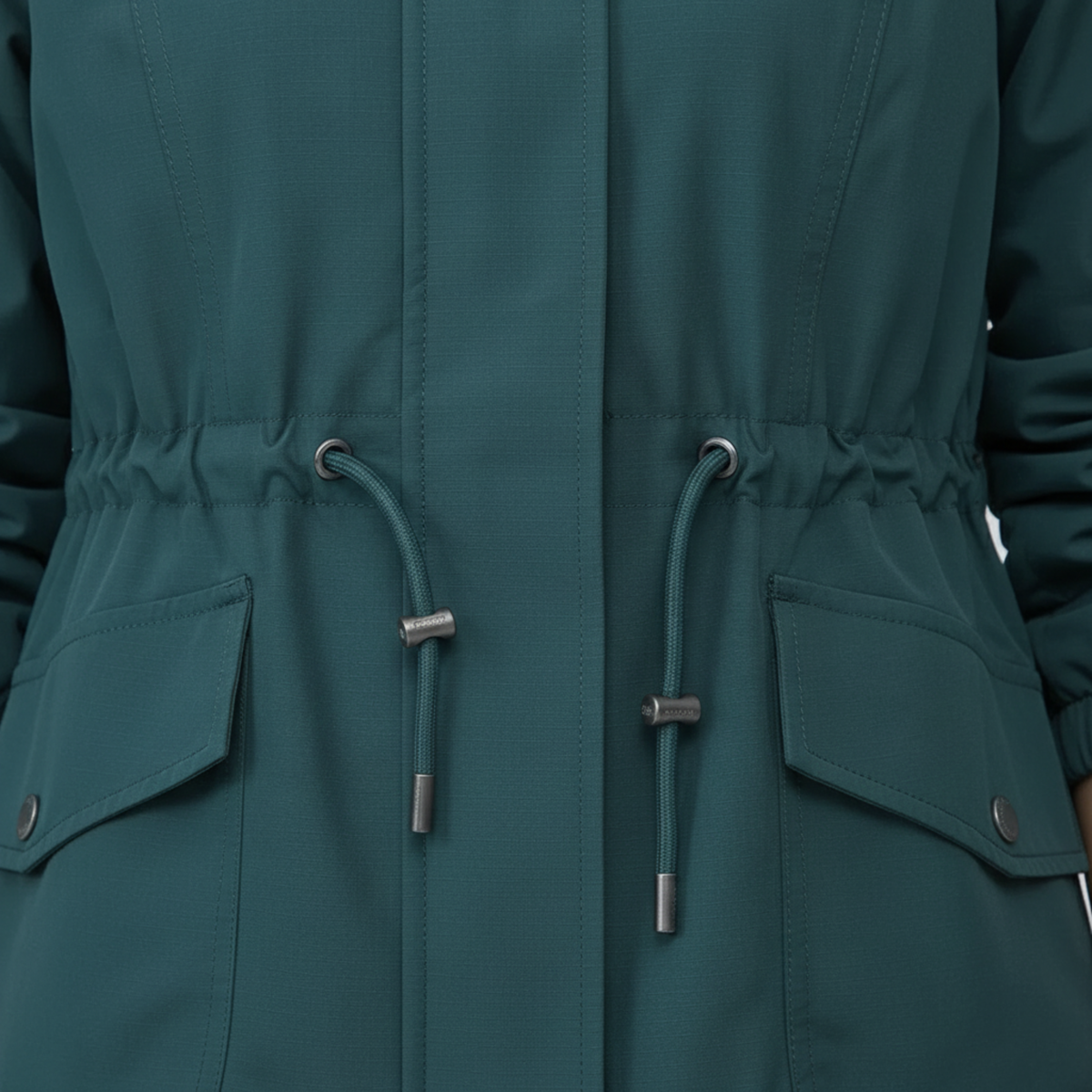 Women’s Lightweight Windbreaker Jacket with Adjustable Waist