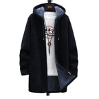 Women’s Longline Zip Hoodie with Adjustable Hood