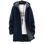 Women’s Longline Zip Hoodie with Adjustable Hood