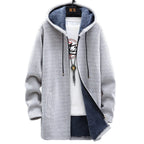 Women’s Longline Zip Hoodie with Adjustable Hood