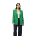 Women's Loose Blazer with Double Breasted Front Office Jacket