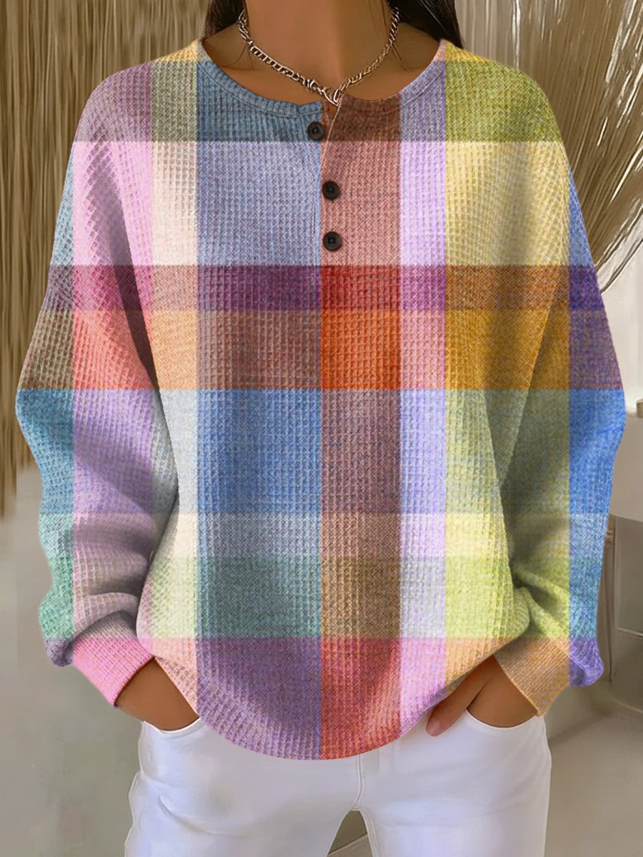 Ingrid | Double Knit Sweater with Brushed Interior