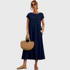 Women’s Midi Dress with Pockets