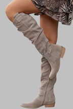 Women’s Over-the-Knee Boots with Slouchy Fit