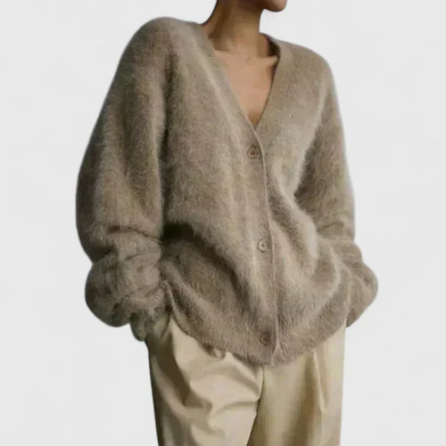 Freya | Oversized Cardigan with Plush Knit