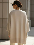 Women’s Oversized Knit Sweater with Easy Care
