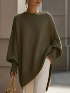 Women’s Oversized Knit Sweater with Easy Care