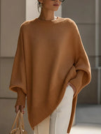 Women’s Oversized Knit Sweater with Easy Care