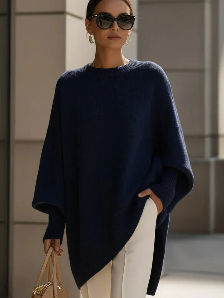 Women’s Oversized Knit Sweater with Easy Care