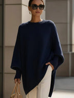 Women’s Oversized Knit Sweater with Easy Care