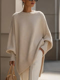 Women’s Oversized Knit Sweater with Easy Care