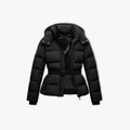 Isla | Hooded Puffer Coat with Belted Waist