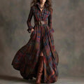 Women’s Plaid Maxi Dress