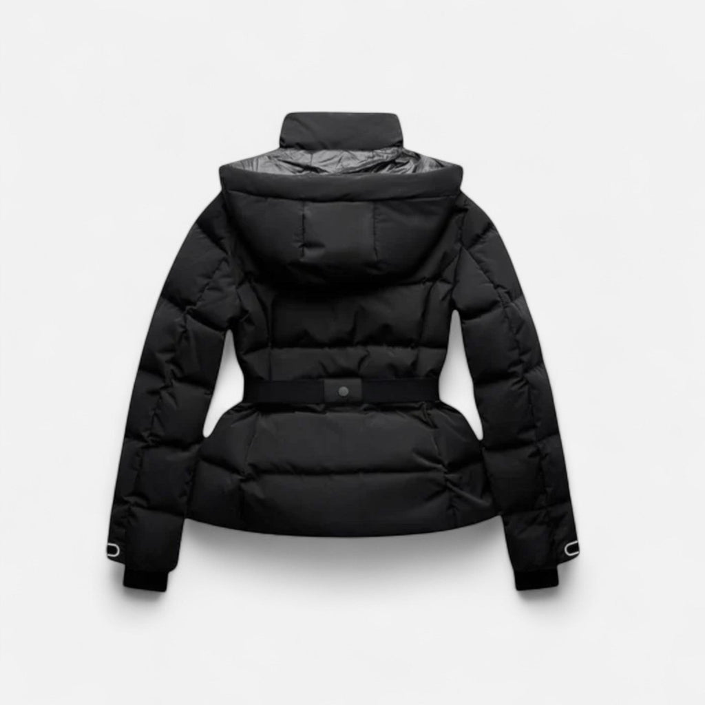 Camille | Quilted Jacket with Belted Waist