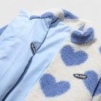 Women’s Reversible Jacket with Heart Print