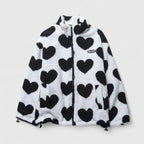 Women’s Reversible Jacket with Heart Print