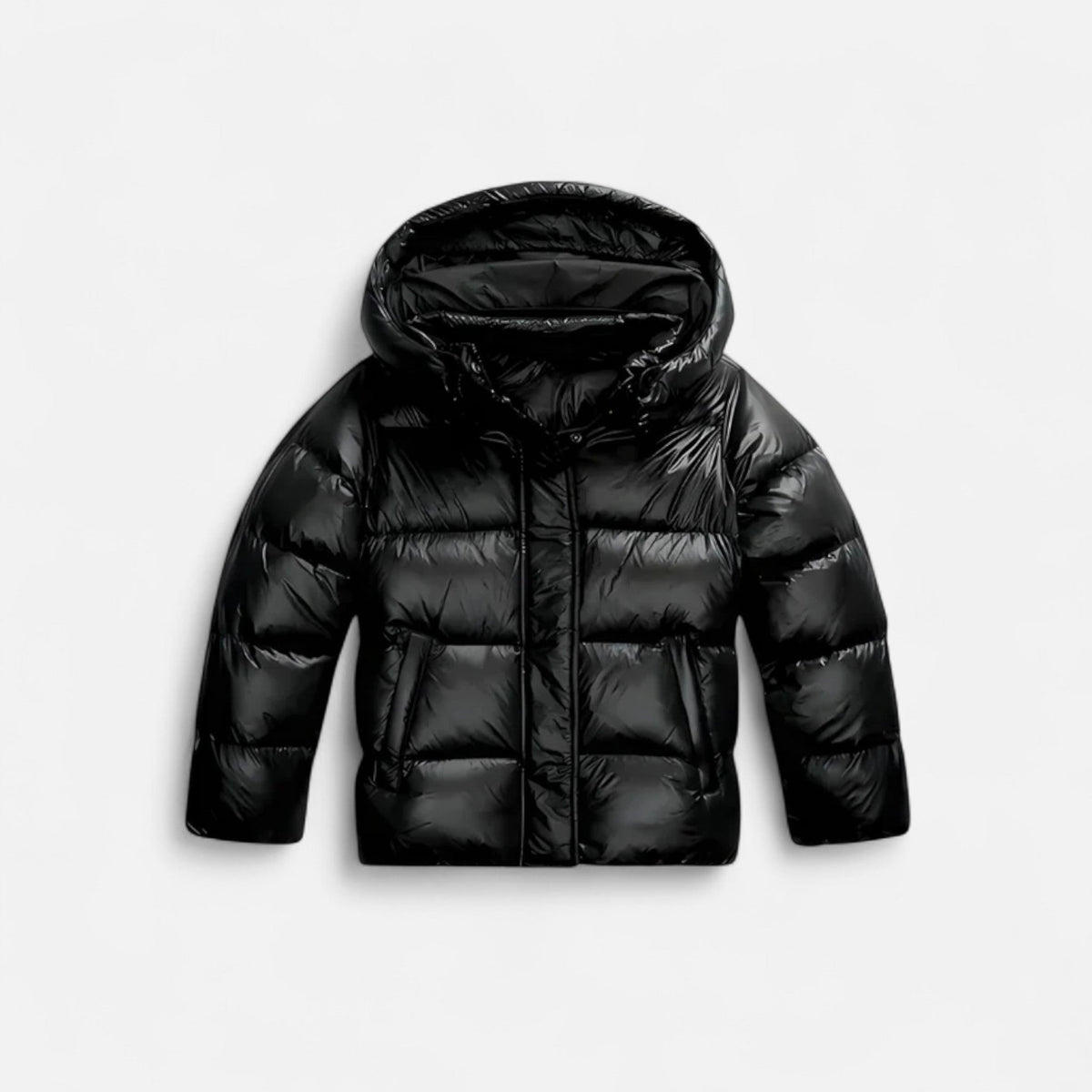 Maria | Hooded Puffer Jacket with Front Zip