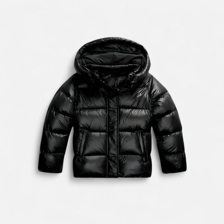 Maria | Hooded Puffer Jacket with Front Zip