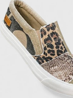 Women's Slip-On Canvas Sneakers with Arch Support