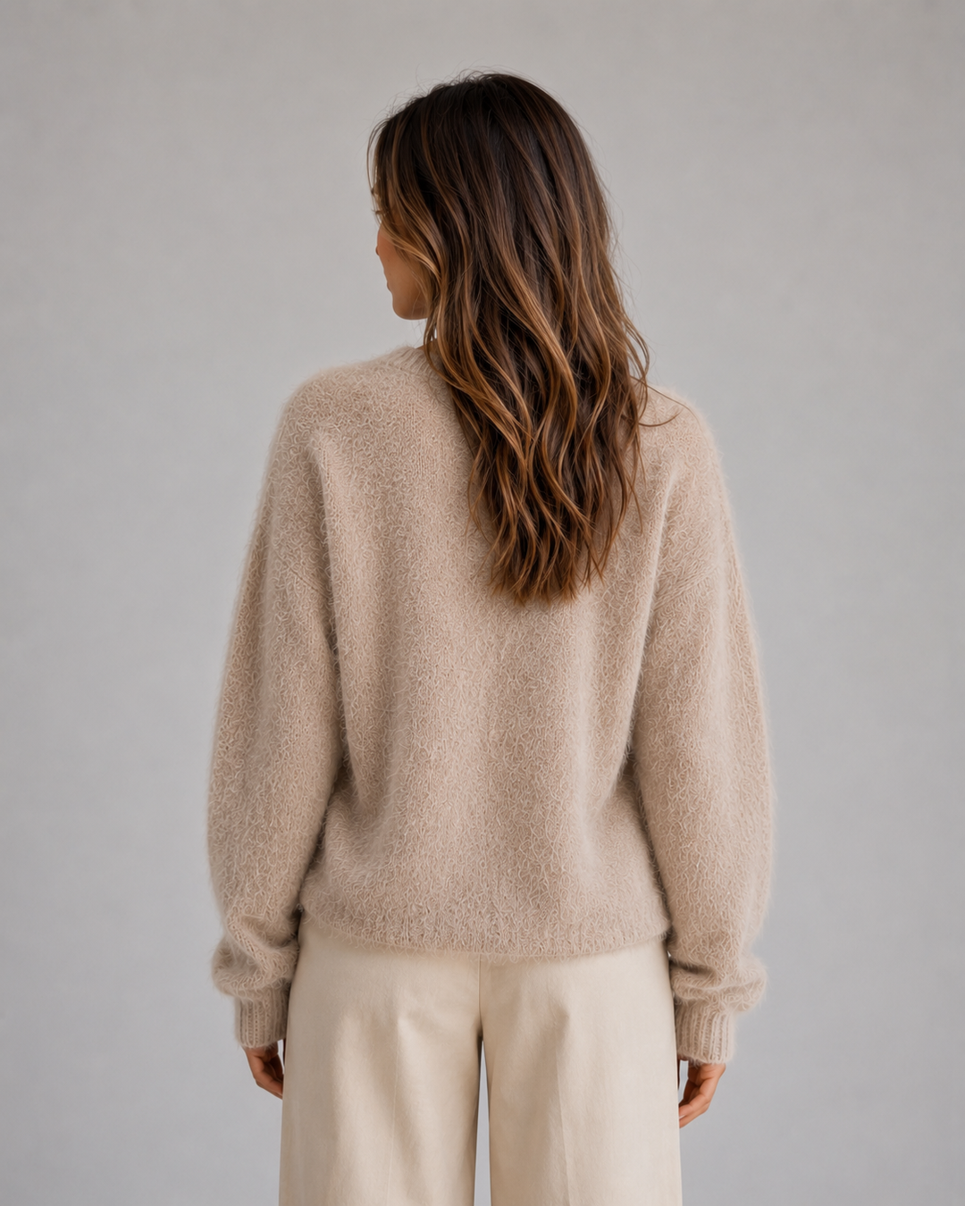Women’s Soft V-Neck Cardigan with Button Front