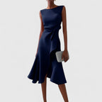 Women’s Sophisticated Dress with Draped Detail