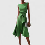Women’s Sophisticated Dress with Draped Detail