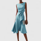 Women’s Sophisticated Dress with Draped Detail