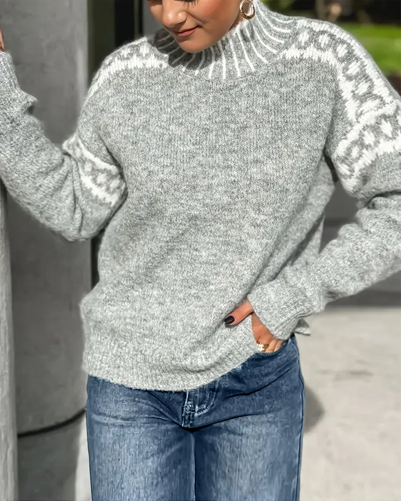 Marlowe | Turtleneck Sweater with Oversized Fit