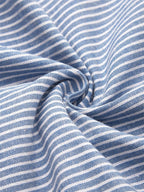 Women’s Striped Midi Dress with Buttons