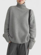 Wren | Mock Neck Sweater with Relaxed Fit