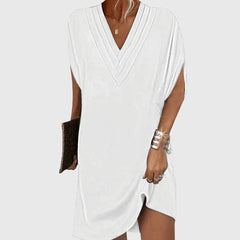Women’s Tummy-Hiding Dress - V-Neck