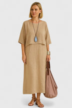 Women’s Two-Piece Style Linen Tops & Skirts - Lightweight Comfort