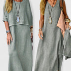 Women’s Two-Piece Style Linen Tops & Skirts - Lightweight Comfort
