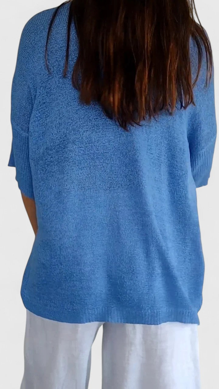 Women’s V-Neck Top - Relaxed Fit