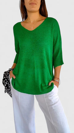 Women’s V-Neck Top - Relaxed Fit