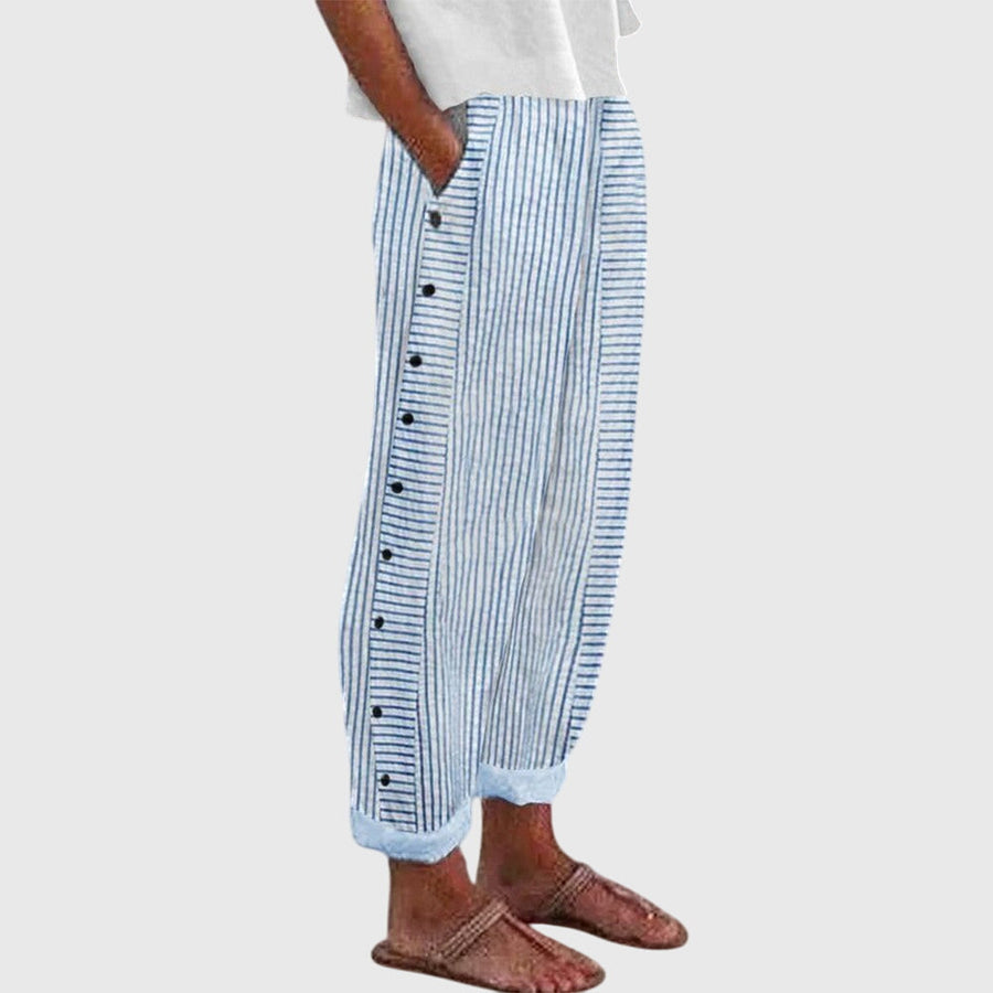 Women’s Wide-Leg Pants - Elastic Waist